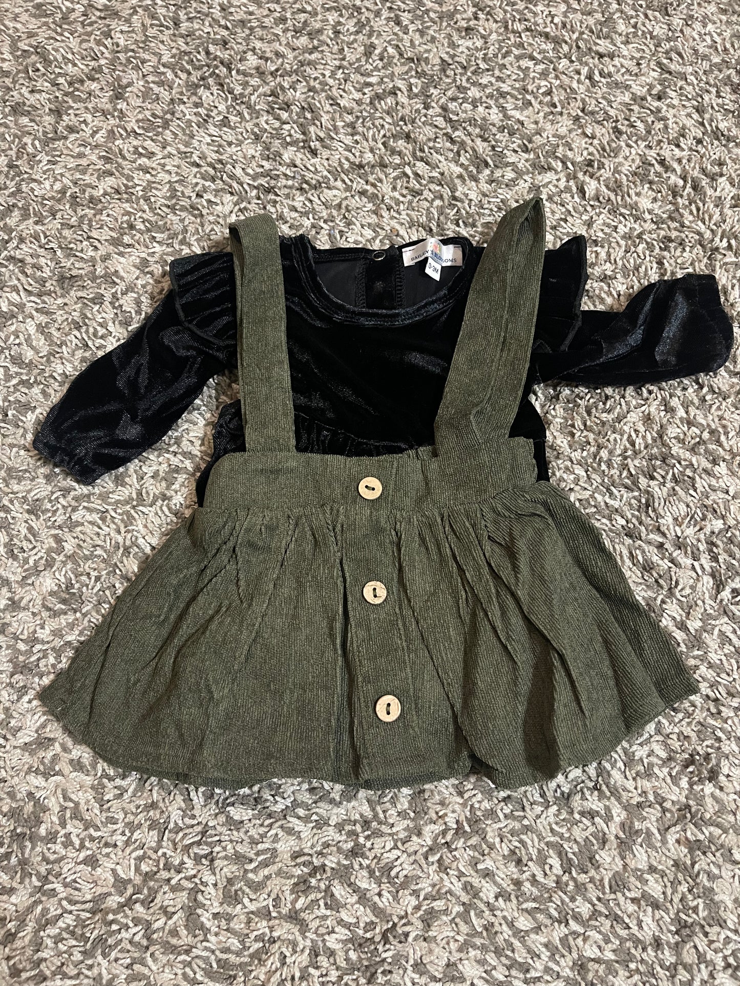 Fallon suspender skirt